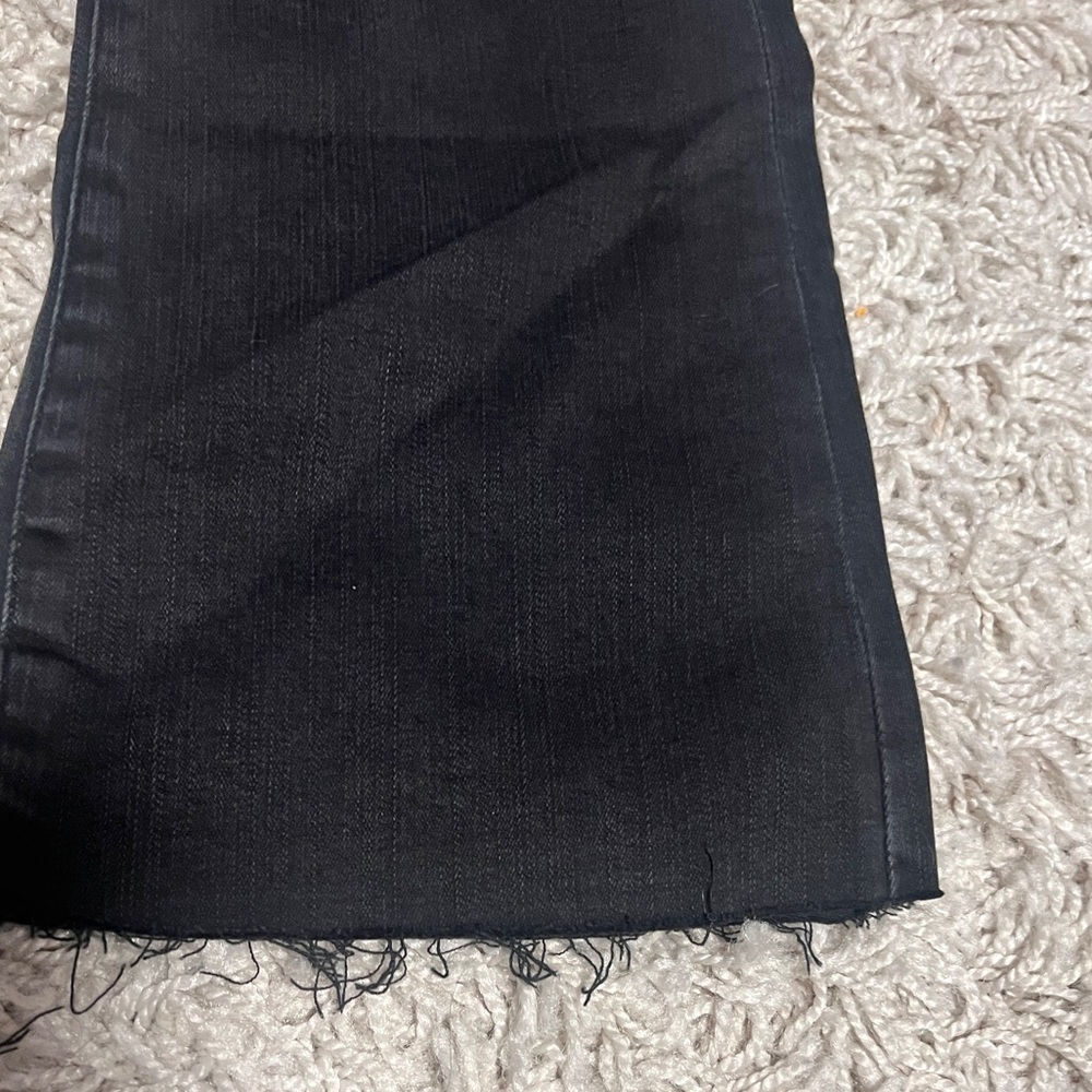 Frame NWT $225  Black Wash Le Crop Mini Boot Kerry sz 27 KRRY jeans - Picture 8 of 9